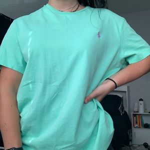 POLO mint green t shirt